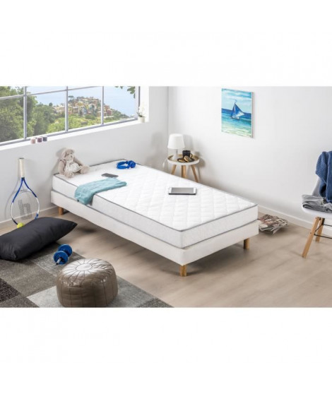 DEKO DREAM Matelas 90 x 200  - Mousse - 14 cm - 5 zones - Ferme - HAHTUVA