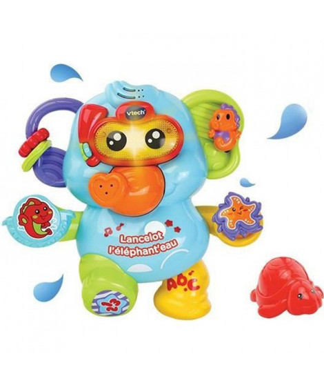 VTECH BABY - Jouet de Bain - Lancelot, l'Éléphant'eau