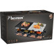 Bestron Appareil a raclette-grill Raclette électrique jusqu'a 8 personnes, 8 poelons et 8 racloirs, 1400 Watts, Couleur: cuivre