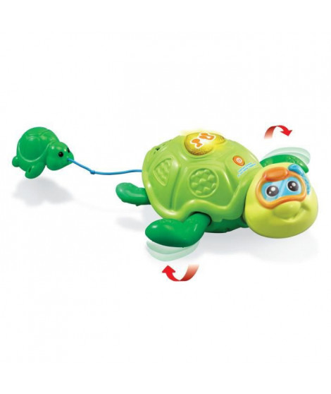 VTECH BABY - Jouet de Bain - Maman Tortue et son Bébé Nageur