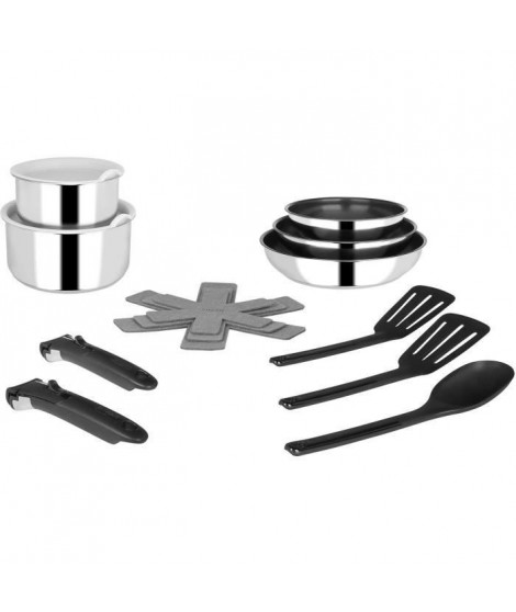 SITRAM 714644 - Batterie 15 pieces - Tous feux dont induction - Inox