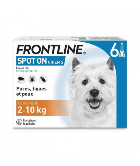 Frontline Spot On Chien S 6 pipettes
