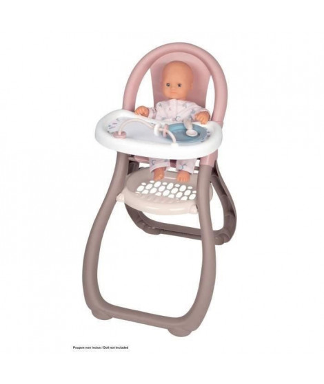 SMOBY - Baby Nurse Chaise haute pour poupon jusqu'a 42cm (non inclus)