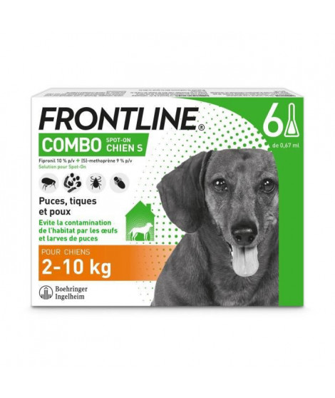 Frontline Combo Chien S 6 pipettes