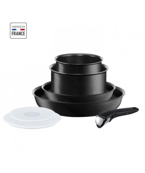 Ingenio Performance Noir Batterie de cuisine 7 Pieces Tous Feux Dont Induction L6548302