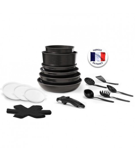 Batterie de cuisine 20 pieces Arthur Martin - AMFR1605  - Fabriqué en France - Aluminium Forgé - tous feux dont induction