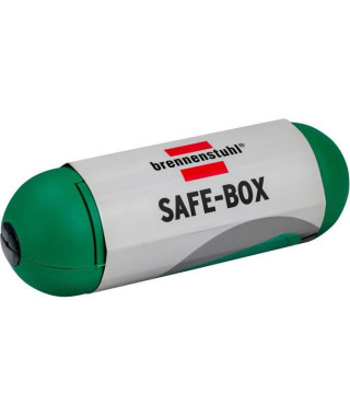 Brennenstuhl Safe-Box / Boîtier de protection pour rallonge électrique, (protection pour câble, utilisation en intérieur) vert