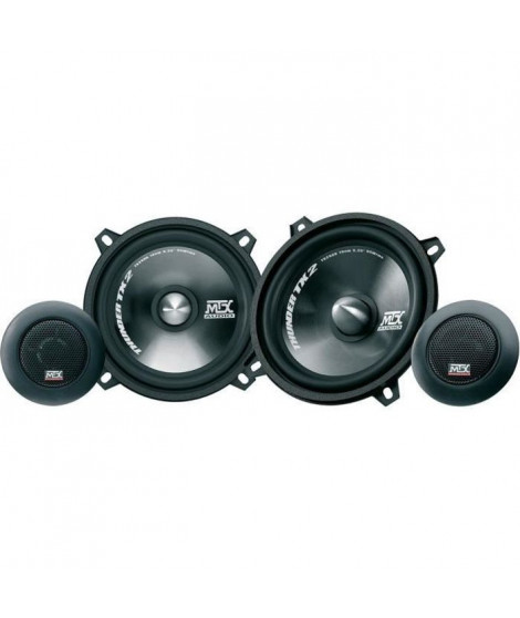 MTX TX250S Haut-parleurs voiture Kit 2 voies 13cm 55W RMS 4O tweeter néodyme 25mm dôme soie membrane polypropylene