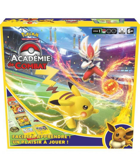 Pokémon Académie de combat | Cartes a jouer et a collectionner | a partir de 6 ans | 2 joueurs | 20 minutes