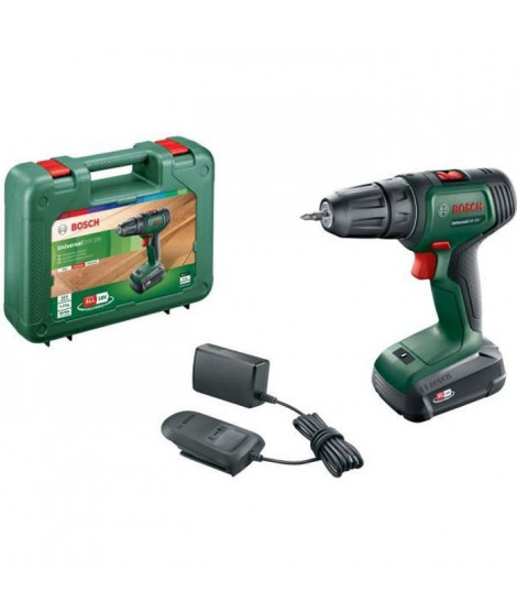 Perceuse-visseuse sans-fil Bosch - UniversalDrill 18 (1 batterie 1,5 Ah, 1 chargeur, 1 embout de vissage) - PowerForAll