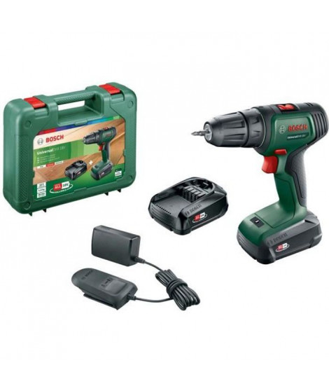 Perceuse-visseuse sans-fil BOSCH -UniversalDrill 18 2 batteries 1,5Ah coffret