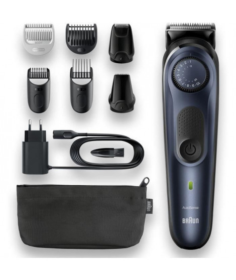 Braun 7 BT7330 Tondeuse a Barbe Pour Homme, Tondeuse Pour Visage, Cheveux