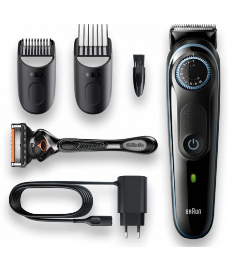 Braun 3 BT3340 Tondeuse a Barbe Pour Homme, Tondeuse Pour Visage, Cheveux