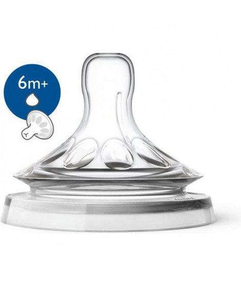 PHILIPS AVENT Lot de 2 tétines Natural 6m+