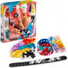 LEGO DOTS 41947 Méga-boîte de Bracelets Mickey et ses Amis, Kit Création de Bijoux Enfants