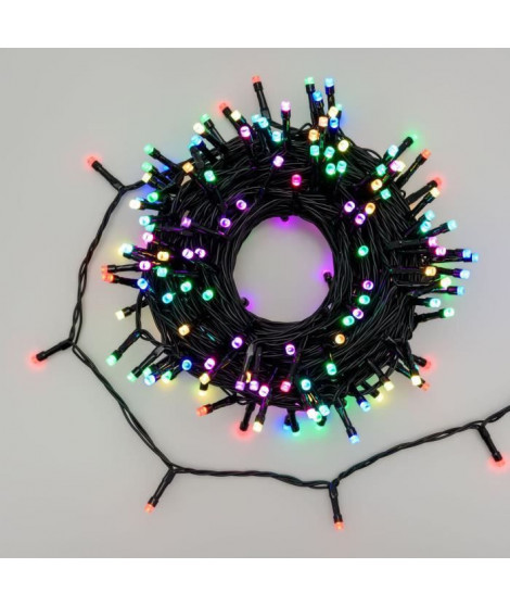 LOTTI - Guirlande lumineuse connectée  Smartphone Iphone ou Android, 20 metres et 200 LED multcouleur - 30 effets