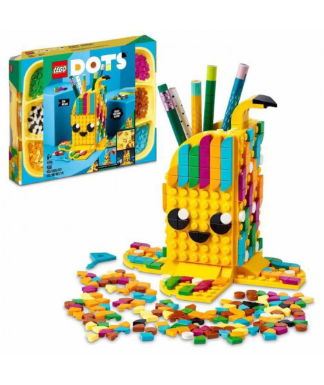 LEGO 41948 DOTS Le Porte-Crayons Banane Amusante, Jouet de Construction, Accessoires de Chambre Enfants, Loisir Créatif pour …