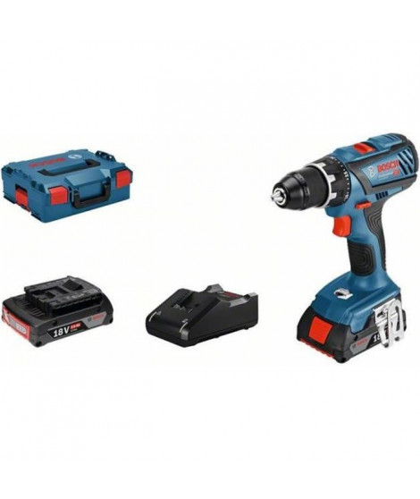 Perceuse visseuse sans fil BOSCH PROFESSIONAL - GSR 18V-28 + 2 batteries 2.0Ah dans une L-Case