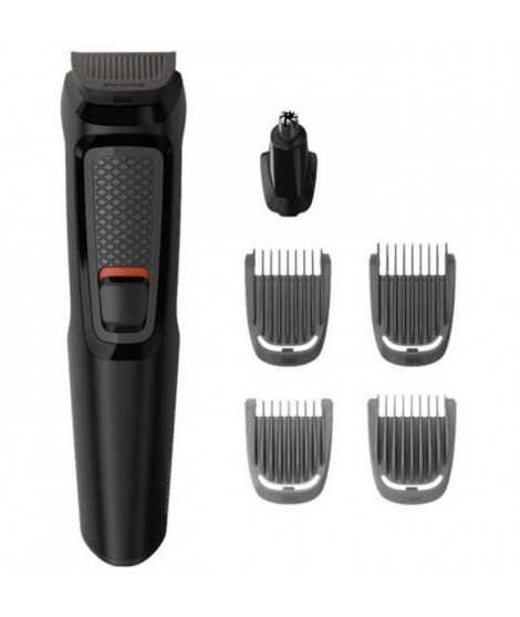 PHILIPS MG3710/15 Tondeuse Multigroom Series 3000 - 6-en-1 visage - Jusqu'a 60 minutes d'autonomie