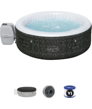 Spa gonflable BESTWAY - Lay-Z-Spa RIO - 196 x 71 cm - 4 a 6 places - Rond