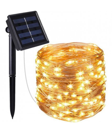 LUMI JARDIN Guirlande lumineuse solaire Micro LED Skinny Solar - 100 LED - 1200 cm