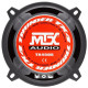 MTX TX450S Haut-parleurs voiture Kit 2 voies 13cm 70W RMS 4O Tweeters néodyme 25mm Membranes pulpe célulose