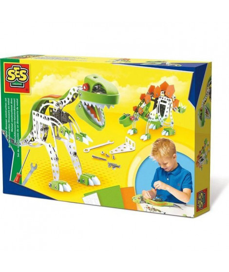 SES CREATIVE Jeu De Construction Dinosaure - Métal