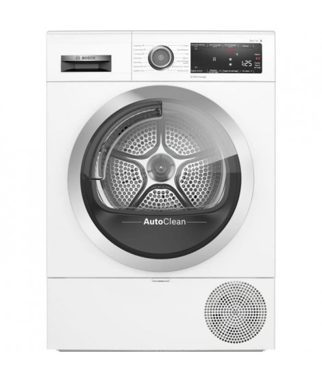 Seche-linge pompe a chaleur Seche-linge pompe a chaleur BOSCH WTX87K90FR SER8 - 9 kg - Autoclean - L60 cm - Classe A+++ - Blanc