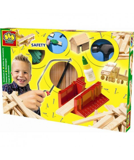 SES CREATIVE Atelier de Menuiserie Grande - 5 ans - Garçon
