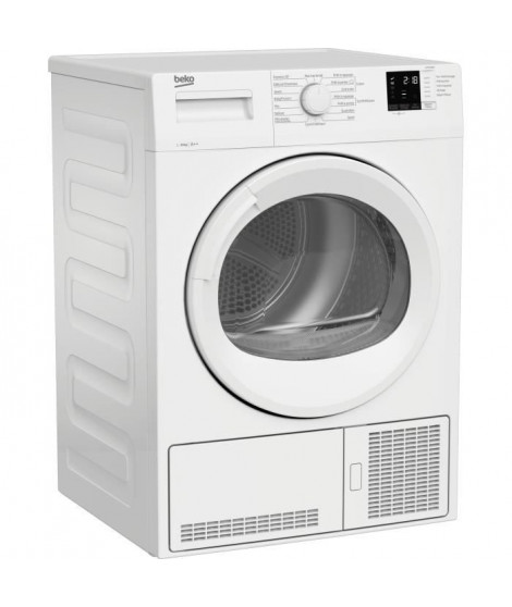 Seche-linge pompe a chaleur BEKO SLBF94W0 - 9 kg - L60cm - Classe A++ - Tambour Aquawave - Blanc