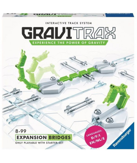 GraviTrax Set d'extension Ponts/Rails - Jeu de construction STEM - Circuit de billes créatif - Ravensburger  13 pieces - des …