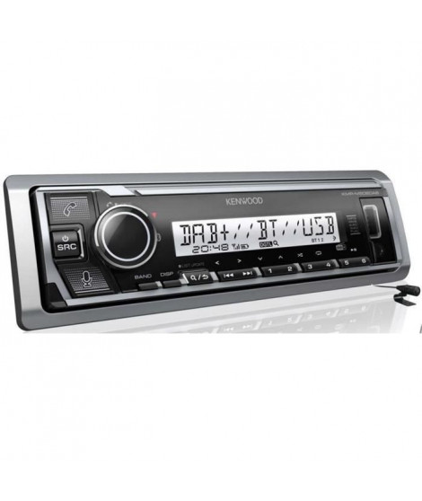 Autoradio Marine JVC - KMR-M508DAB - USB - Bluetooth - iPhone - DAB+