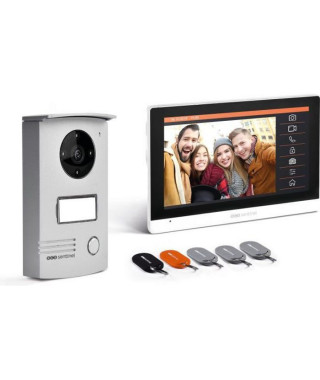 SCS SENTINEL - Interphone vidéo filaire avec badges + Ecran tactile 7 - VisioDoor 7+ RFID