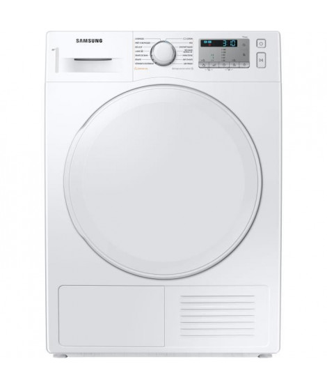 Seche-linge pompe a chaleur Optimal Dry SAMSUNG DV80TA020DH - 8 kg - Classe A++ - Blanc