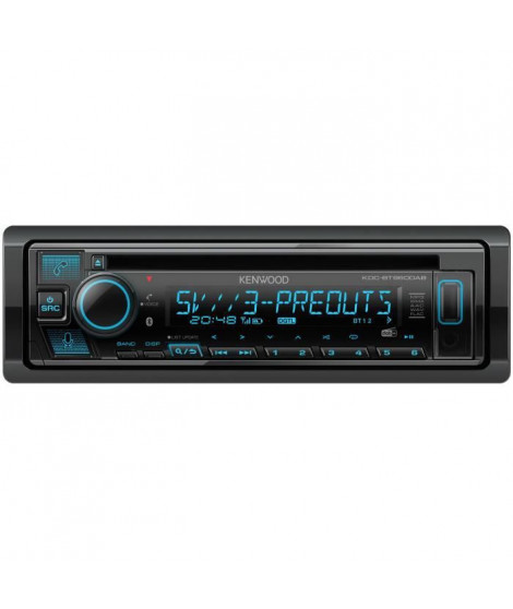 Autoradio CD - USB - Bluetooth - iPhone - DAB+ - JVC