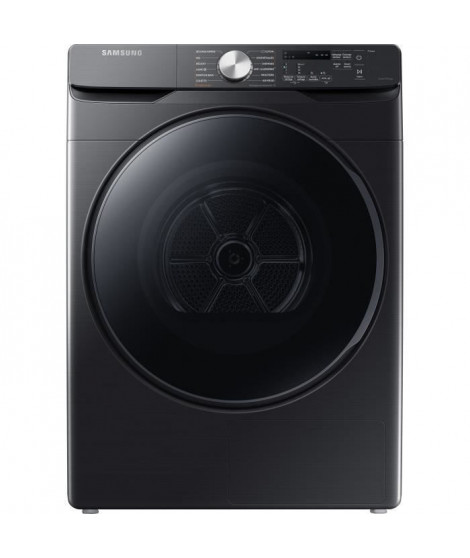 Seche-linge pompe a chaleur hybride SAMSUNG DV16T8520BV - 16 kg - L68,6cm - Classe A++ Anti-allergenes - Connecté - Noir