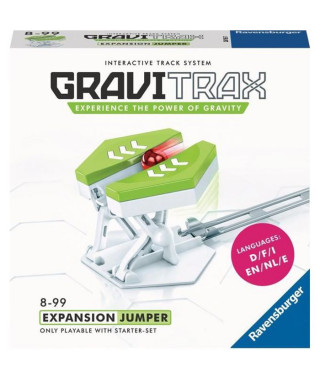 GraviTrax Bloc d'action Jumper / Pont élévateur - Jeu de construction STEM - Circuit de billes créatif - Ravensburger- des 8 ans