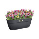 ELHO - Pot de fleurs -  Vibia Campana Easy Hanger Large - Anthracite - Balcon extérieur - L 24.1 x W 46 x H 26.5 cm