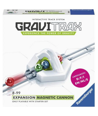 GraviTrax Bloc d'action Canon magnétique - Jeu de construction STEM - Circuit de billes créatif - Ravensburger- des 8 ans
