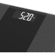 LITTLE BALANCE Pese-personne Slim Wave LCD - 180 kg / 100 g - Noir brillant
