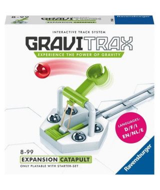 GraviTrax Bloc d'action Catapult / Catapulte - Jeu de construction STEM - Circuit de billes créatif - Ravensburger- des 8 ans