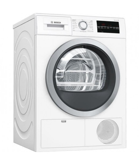 Seche-linge a condensation BOSCH WTG85409FF SER6 - 9 kg - L59,8cm - Classe B - Blanc