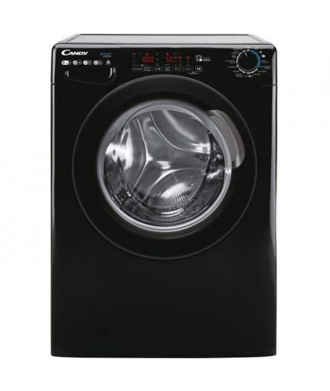 Lave-linge séchant CANDY CSWS496TWMBBE-47  - Lavage 9 kg / Séchage 6 kg - Largeur 60 cm - Classe A - 1400 tours/min - Noir