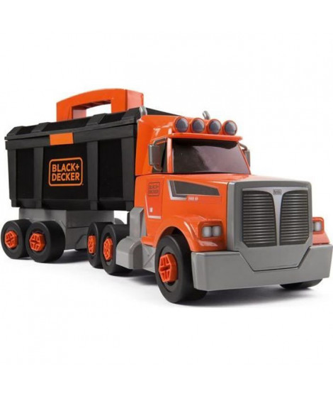 SMOBY Black + Decker Camion Bricolo 2 En 1 - 60 Accessoires