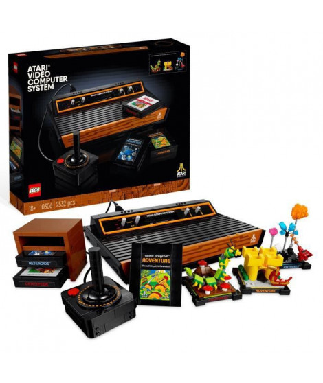 LEGO Icons 10306 Atari 2600, Maquette a Construire, Console de Jouets Vidéo, pour Adultes