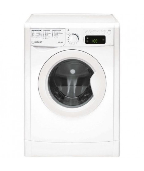 Lave-linge séchant INDESIT EWDEP751451FRN -Lavage 7 kg / Séchage 5 kg -  Classe B - 1400 tours/min - Blanc