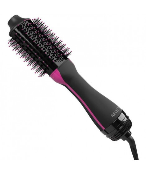 REVLON RVDR5282UKE - Brosse séchante volumisante One Step - Cheveux courts a mi longs - Brosse ovale - Poils mixtes - 3 réglages