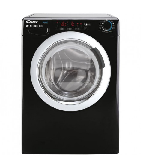 Lave-linge hublot CANDY CSSD1413TWMCBE47 - 13 kg - Induction - Vapeur - 1400 trs/min - Classe B - Noir