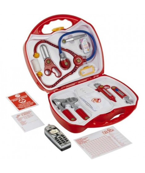 KLEIN - Mallette docteur avec téléphone portable pour Enfant