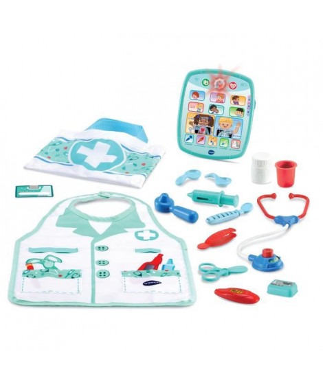 VTECH - 1,2,3 Imite-Moi - Kit Apprenti Docteur Électronique - Jouet d'Imitation Enfant